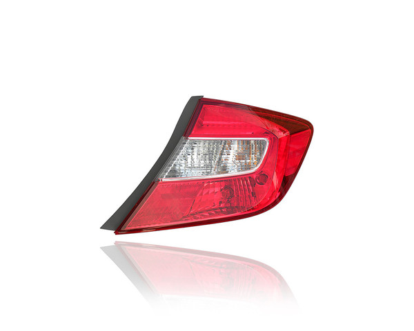 Tail Light Assembly - Compatible/Replacement for '12-12 Honda Civic Sedan - Right Hand - Passenger - 33500TR0A01 - CAPA