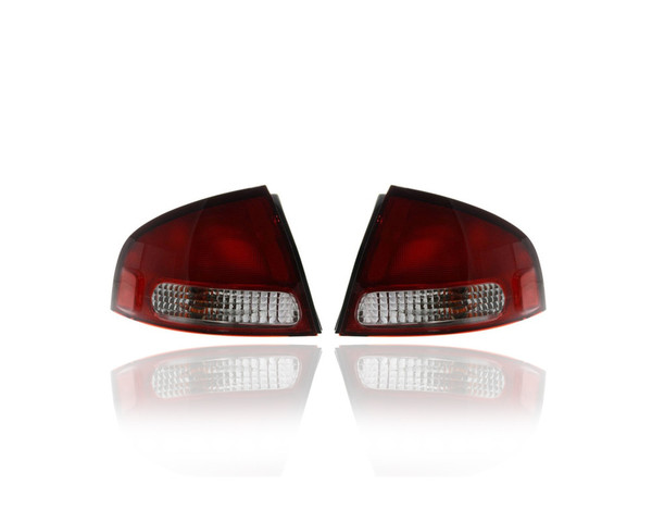 Tail Light Assembly - Compatible/Replacement for '00-03 Nissan Sentra - Pair, Left Driver + Right Passenger Set - 265504Z325, 265554Z325