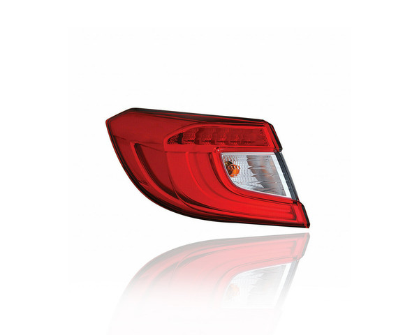 Tail Light Assembly - Compatible/Replacement for '18-20 Honda Accord Hybrid EX/EXL/Touring - Outer On Body - Left Hand - Driver - 33550TVAA51 - CAPA
