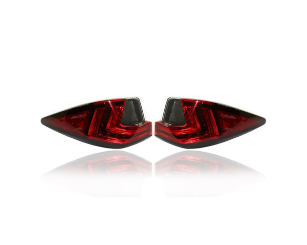 Tail Light Assembly - Compatible/Replacement for '16-22 Lexus RX350/RX450h - Halogen Outer On Body Quarter Panel - Pair, Left Driver + Right Passenger Set - 815500E130, 815600E130 - CAPA