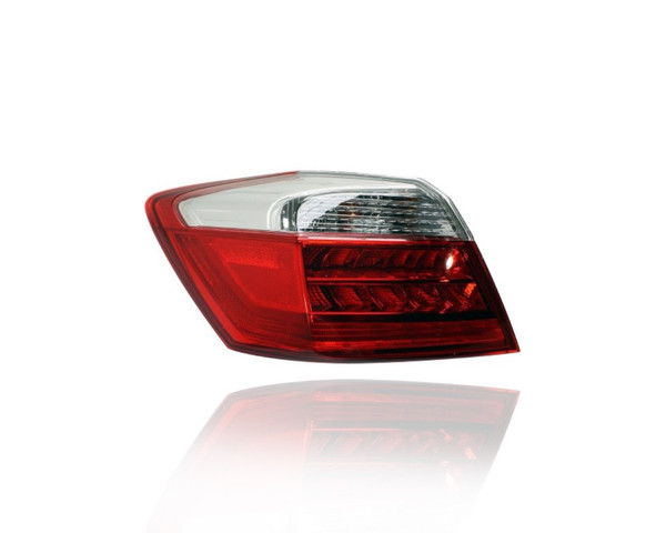 Tail Light Assembly - Compatible/Replacement for '13-15 Honda Accord Sedan EXL/Touring-Only - Outer On Body, LED - Left Hand - Driver - 33550T2AA12 - CAPA