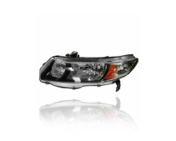 Headlight For 33151SVAA51 09-11 Honda Civic-Coupe - Left Hand - Driver, CAPA