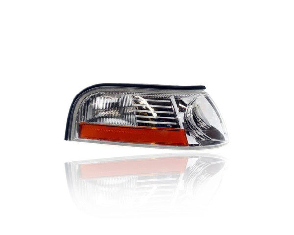 Cornering Light Assembly - Compatible/Replacement for '03-05 Mercury Grand Marquis - Chrome - Right Hand - Passenger - 3W3Z13200AA