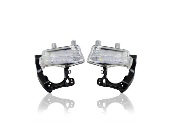 Daytime Running Light - Compatible/Replacement for '14-16 Toyota Highlander/Hybrid Limited - LED - Pair, Left Driver + Right Passenger Set - 814300E020, 814400E020 - CAPA
