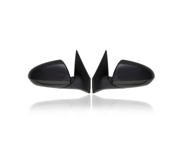 Door Mirror - Compatible/Replacement for '17-18 Hyundai Elantra Sedan Sel/Value/Eco - Heated, Without Signal Lamp & Blind Spot & Memory, Unpainted - Pair, Set - 87620F3000, 87610F3060