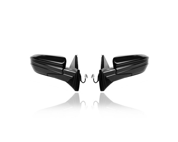 Door Mirror - Compatible/Replacement for '17-21 Honda Civic Hatchback LX/Sport/Type-R - Non-Heated, Without Signal Lamp & Camera - Pair, Left Driver + Right Passenger Set - 76208TGGA12, 76258TGGA12