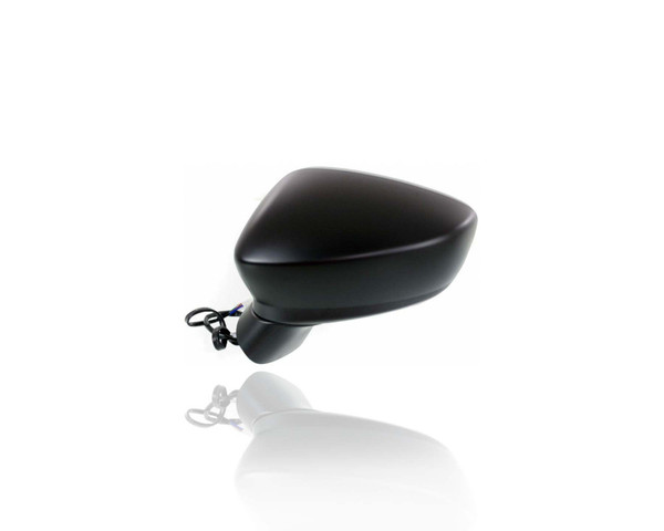 Door Mirror - Compatible/Replacement for '14-16 Mazda Mazda3 I/ISV/Isport (Mexico Built) - Non-Heated, With Signal Lamp, Without Blind Spot Detection, Unpainted - Left Hand - Driver - BHS269181E