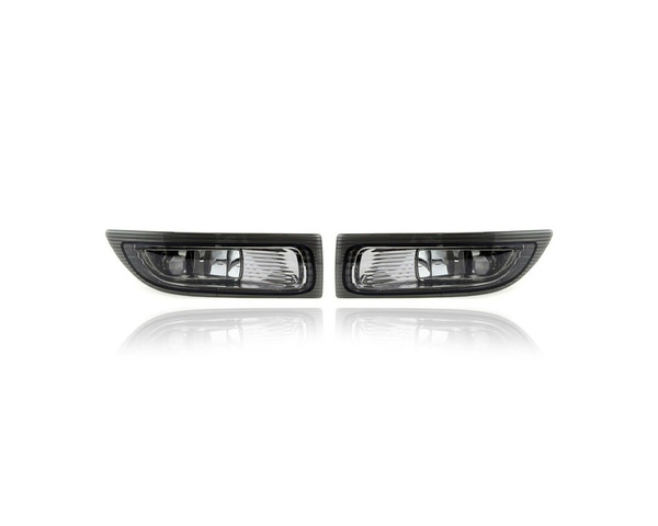 Fog Light Assembly - Compatible/Replacement for '04-05 Toyota Sienna XLE/Limited - Pair, Left Driver + Right Passenger Set - 81210AE010, 81220AE010 - CAPA
