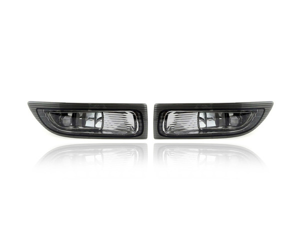 Fog Light Assembly - Compatible/Replacement for '04-05 Toyota Sienna XLE/Limited - Pair, Left Driver + Right Passenger Set - 81210AE010, 81220AE010