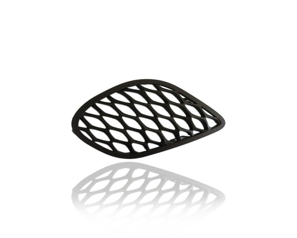 Fog Light Cover - Compatible/Replacement for '15-18 Dodge Charger - Hood Scoop Front, Textured Black - Right Hand - Passenger - 68280492AA