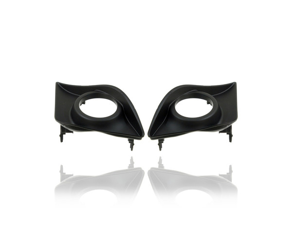 Fog Light Cover - Compatible/Replacement for '11-13 Lexus IS250/350 - Pair, Left Driver + Right Passenger Set - 8148153020, 8148253020