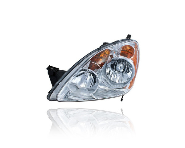 Headlight - Compatible/Replacement for '05-06 Honda CR-V (Japan Built) - Halogen - Left Hand - Driver - 33151S9AA11 - CAPA