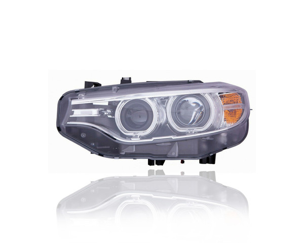Headlight - Compatible/Replacement for '15-18 BMW M3-Sedan, 14-20 4-Series Coupe/Gran-Coupe/Convertible - Xenon Without Adaptive Headlamps - Left Hand - Driver - 63117377851