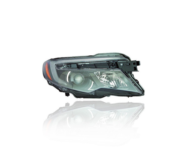 Headlight Assembly - Compatible/Replacement for '16-18 Honda Pilot LX, 17-20 Ridgeline RT/RTL/RTS/Sport - Halogen Without LED Daytime Running Light & Auto Dim - Right Hand Passenger - 33100TG7A02 CAPA
