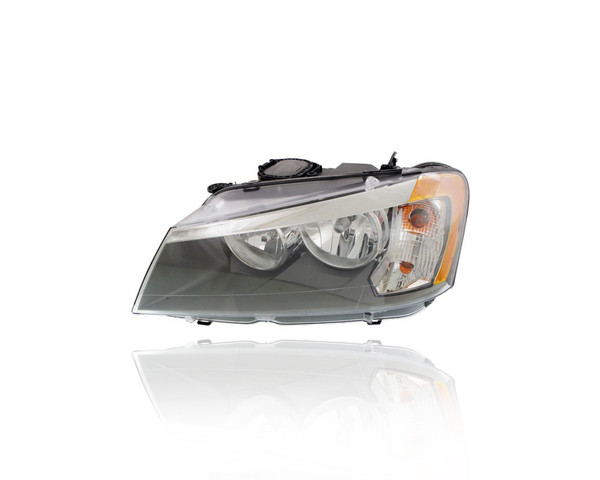 Headlight Assembly - Compatible/Replacement for '11-14 BMW X3 - Halogen - Left Hand - Driver - 63117222025 - CAPA