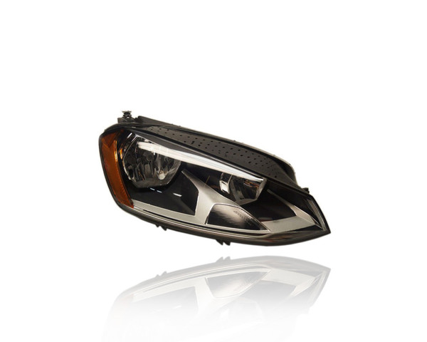 Headlight Assembly - Compatible/Replacement for '14-17 VW Volkswagen Golf/GTI, 15-17 Sportwagon, 17-17 Alltrack - Halogen - Right Hand - Passenger - 5GM941006C - CAPA