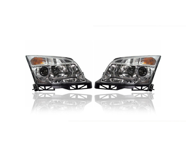 Headlight Assembly - Compatible/Replacement for '06-09 Mercury Milan - Pair, Left Driver + Right Passenger Set - 6N7Z13008AC, 6N7Z13008BC - CAPA