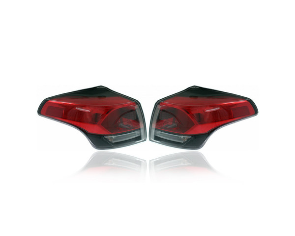 Tail Light - Compatible/Replacement for '15-17 Toyota Prius C - Pair, Left Driver + Right Passenger Set - 8155152D11, 8156152D11 - CAPA