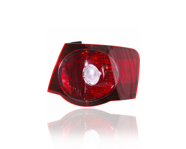 Tail Light Assembly - Compatible/Replacement for '08-10 VW Jetta Sedan - Outer On Body Quarter Panel - Right Hand - Passenger - 1K5945096L