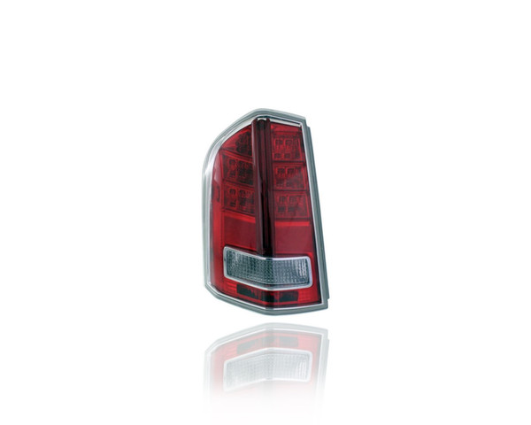 Tail Light Assembly - Compatible/Replacement for '13-14 Chrysler 300 Sedan (Exclude John Varvatos) - Red Trim - Left Hand - Driver - 68154603AC - CAPA