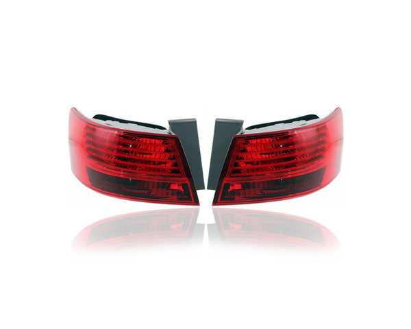 Tail Light Assembly - Compatible/Replacement for '08-10 Hyundai Sonata - Outer On Body Quarter Panel - Pair, Left Driver + Right Passenger Set - 924020A500, 924010A500