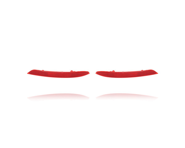 Bumper Cover Reflector For 33505T2AA11, 33555T2AA11 16-17 Honda Accord Sedan, 17-17 Hybrid - Rear (Pair, Left Driver + Right Passenger Set) NSF