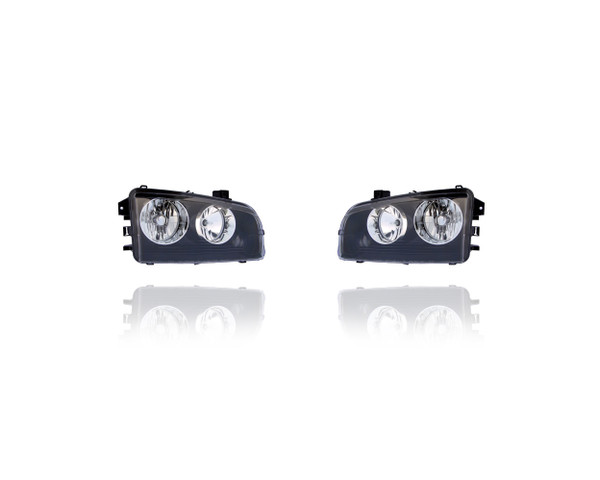 Headlight Assembly For 4806164AF, 4806165AF 06-06 Dodge Charger (Until 11/08/06 Production) - Pair, Left Driver + Right Passenger Set
