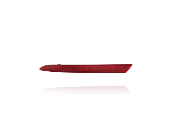 Bumper Reflector - Compatible/Replacement for '11-14 VW Volkswagen Jetta/GLI/Hybrid Sedan - Rear - Left Hand - Driver - 5C6945105