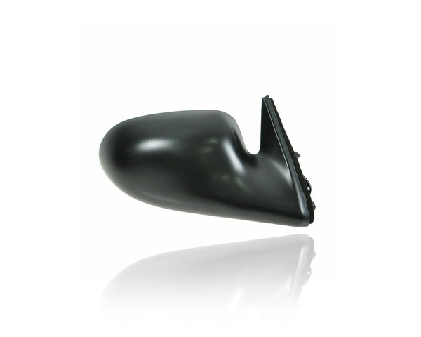 Door Mirror - Compatible/Replacement for '95-99 Nissan Sentra, 95-98 200SX - Powered, Without Heat & Folding, Black, Unpainted - Right Hand - Passenger - 963014B000
