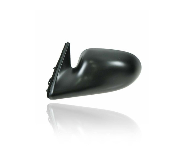 Door Mirror - Compatible/Replacement for '95-99 Nissan Sentra, 95-98 200SX - Powered, Without Heat & Folding, Black, Unpainted - Left Hand - Driver - 963024B000