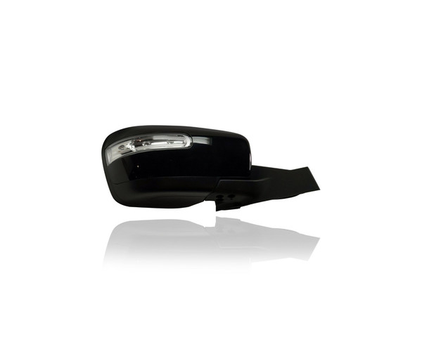 Door Mirror - Compatible/Replacement for '12-17 Mazda Mazda5 GS/Sport/Touring - Powered, Non-Heated, With Signal Lamp, Matte-Black Cover - Right Hand - Passenger - CG2769121