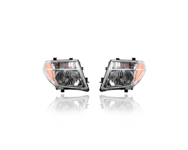 Headlight Assembly For NI2503157; NI2502157 05-07 Nissan Pathfinder, 05-08 Frontier - Pair Left and Right