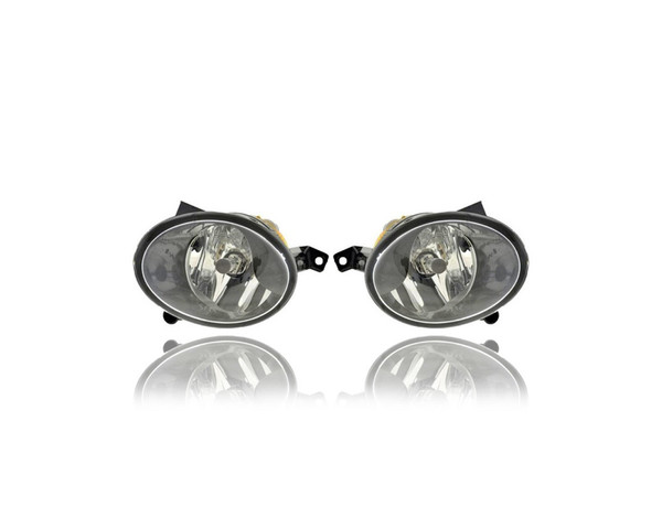 Fog Light - Compatible/Replacement for '11-14 VW Volkswagen Touareg, 11-14 Hybrid - Pair, Left Driver + Right Passenger Set - 7P6941700F, 7P6941699F