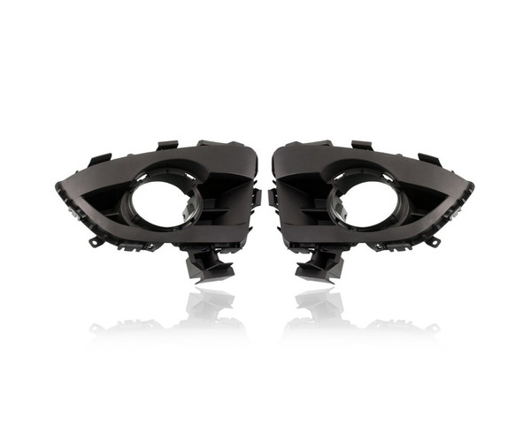 Fog Light Cover - Compatible/Replacement for '08-10 Mazda Mazda5 - Pair, Left Driver + Right Passenger Set - C29150C11A, C29150C21A