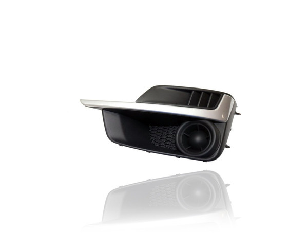 Fog Light Cover - Compatible/Replacement for '15-16 Subaru Impreza Sedan/Wagon - Painted Silver Molding - Left Hand - Driver - 57731FJ390