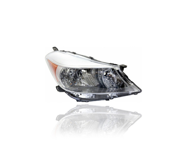 Headlight - Compatible/Replacement for '12-14 Toyota Yaris Hatchback L/LE-Only - Halogen - Right Hand - Passenger - 8113052D30 - CAPA