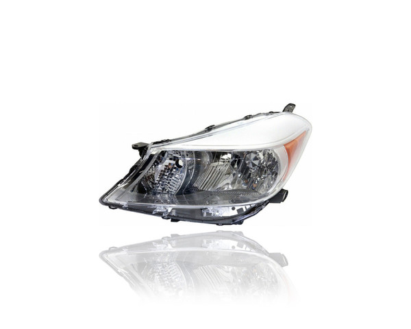 Headlight - Compatible/Replacement for '12-14 Toyota Yaris Hatchback L/LE-Only - Halogen - Left Hand - Driver - 8117052D30 - CAPA