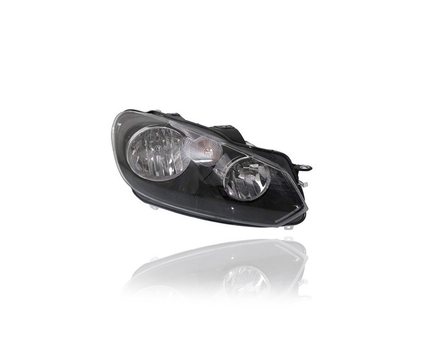 Headlight - Compatible/Replacement for '10-14 VW Volkswagen Jetta Wagon - Halogen - Right Hand - Passenger - 5K0941006D