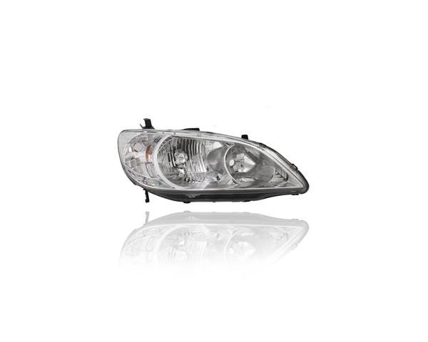 Headlight For 33101S5AA51 04-05 Honda Civic Coupe Sedan Hybrid - Right Hand Passenger