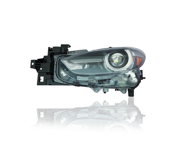 Headlight - Compatible/Replacement for '17-18 Mazda Mazda3 Sedan/Hatchback Grand Touring - Bi-LED With Auto Level Control, Without Adaptive Light System - Left Hand - Driver - BBNT51041 - CAPA