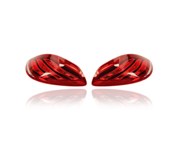 Tail Light - Compatible/Replacement for '14-17 Mercedes-Benz S-Class Sedan - Pair, Left Driver + Right Passenger Set - 2229065701, 2229065601