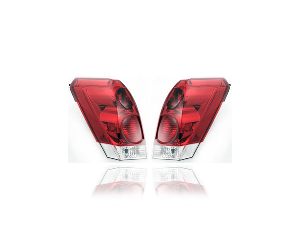 Tail Light - Compatible/Replacement for '04-09 Nissan Quest (Exclude 07-09 SE-Model) - Pair, Left Driver + Right Passenger Set - 26550ZM10A, 26555ZM10A