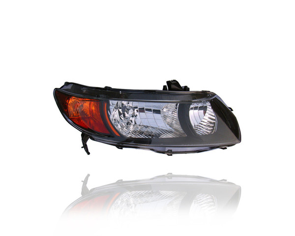 Headlight Assembly For 06-08 Honda Civic-Coupe-DX/LX/EX (Exclude SI 2.0L) - Right Hand / Passenger - 33101SVAA02