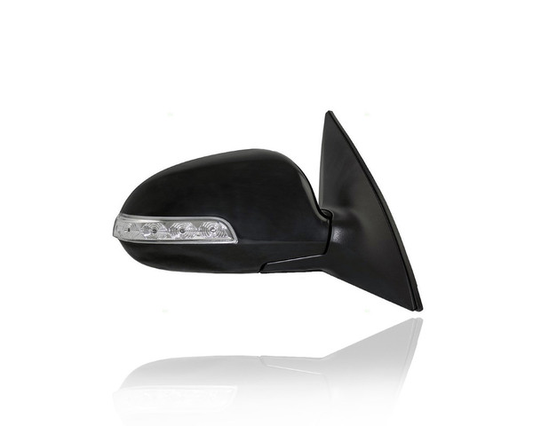 Door Mirror - Compatible/Replacement for '09-12 Hyundai Elantra Touring Hatchback/Wagon - Powered, Heated With Signal, Unpainted - Right Hand - Passenger - 876202L740