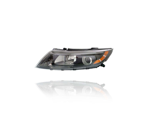 Headlight Assembly For 921014C500 14-15 Kia Optima USA-Build - Halogen, Without LED Position, Left Hand - Driver, CAPA