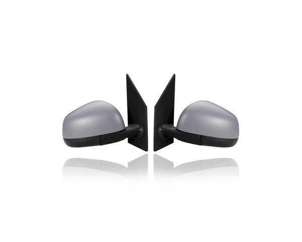Door Mirror - Compatible/Replacement for '16-16 Mercedes-Benz Smart Fortwo Coupe - Manual, Primed Black - Pair, Left Driver + Right Passenger Set - 4538103000, 4538103500