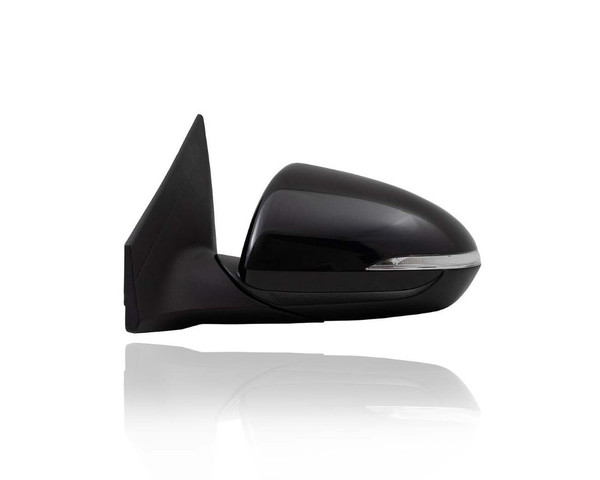 Door Mirror - Compatible/Replacement for '17-18 Hyundai Elantra Sedan Limited/Sport - Heated With Signal, Without Blind Spot & Memory, Unpainted - Left Hand - Driver - 87610F3030