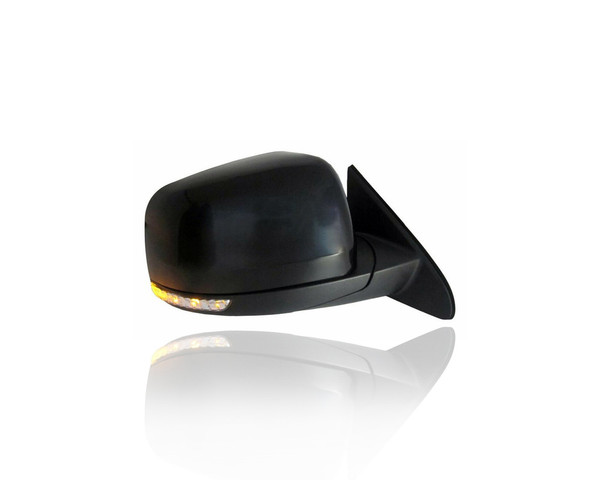 Door Mirror - Compatible/Replacement for '14-22 Jeep Grand Cherokee - Power-Folding, Heated With Signal, Without Memory & Blind Spot, Unpainted - Right Hand - Passenger - 5SG24AXRAE