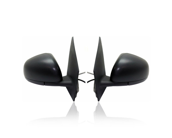 Door Mirror - Compatible/Replacement for '16-16 Mercedes-Benz Smart Fortwo Coupe - Manual, Textured Black - Pair, Left Driver + Right Passenger Set - 4538103000, 4538103500