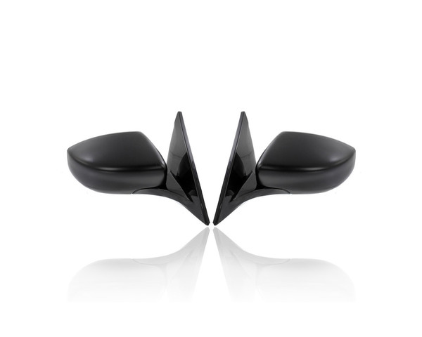 Door Mirror - Compatible/Replacement for '16-20 Nissan Maxima S - Powered, Non-Heated Without Signal/Blind Spot/Memory, Textured - Pair, Left Driver + Right Passenger Set - 963019DD1A, 963029DD1A